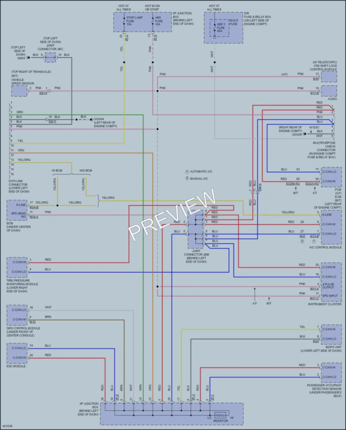 2017 Hyundai Accent Computer Data Lines wiring diagram preview