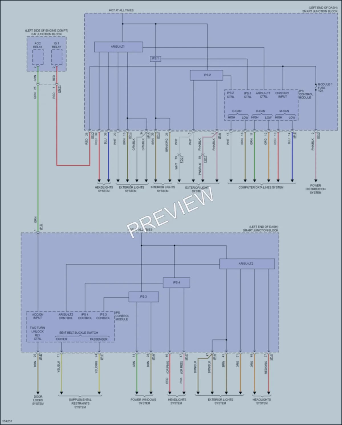 2017 Hyundai Azera Body Control Modules wiring diagram preview
