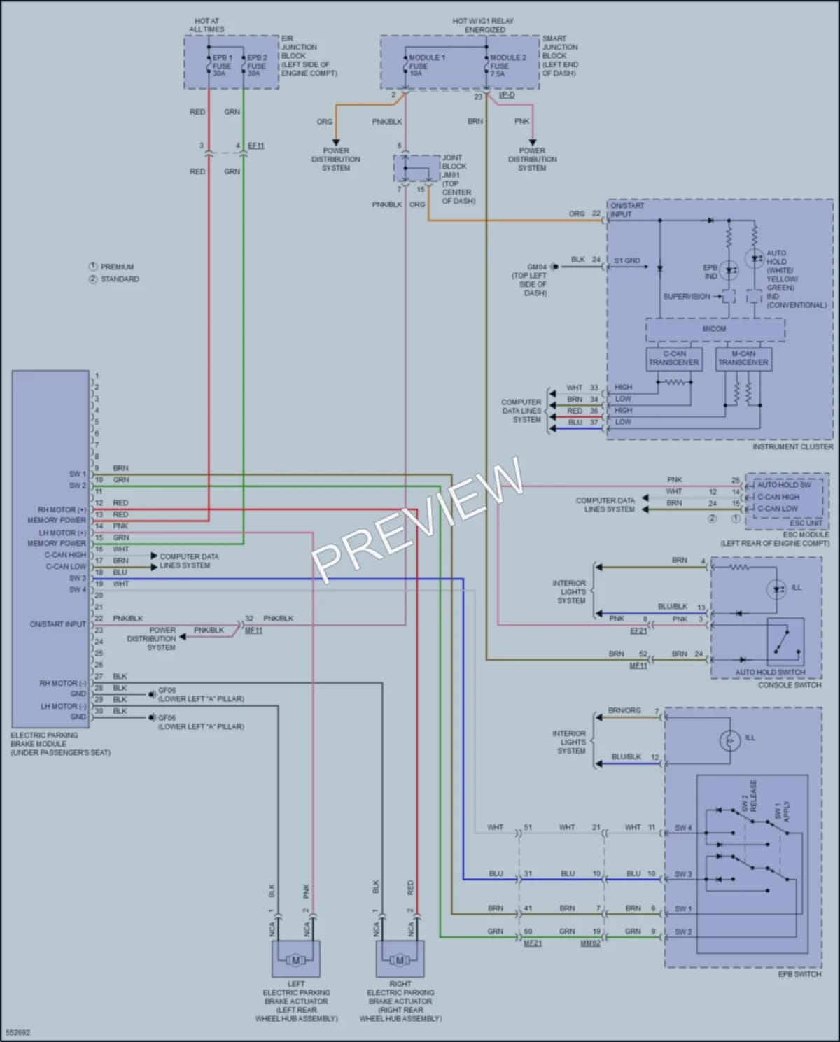 2017 Hyundai Azera Shift Interlock wiring diagram preview