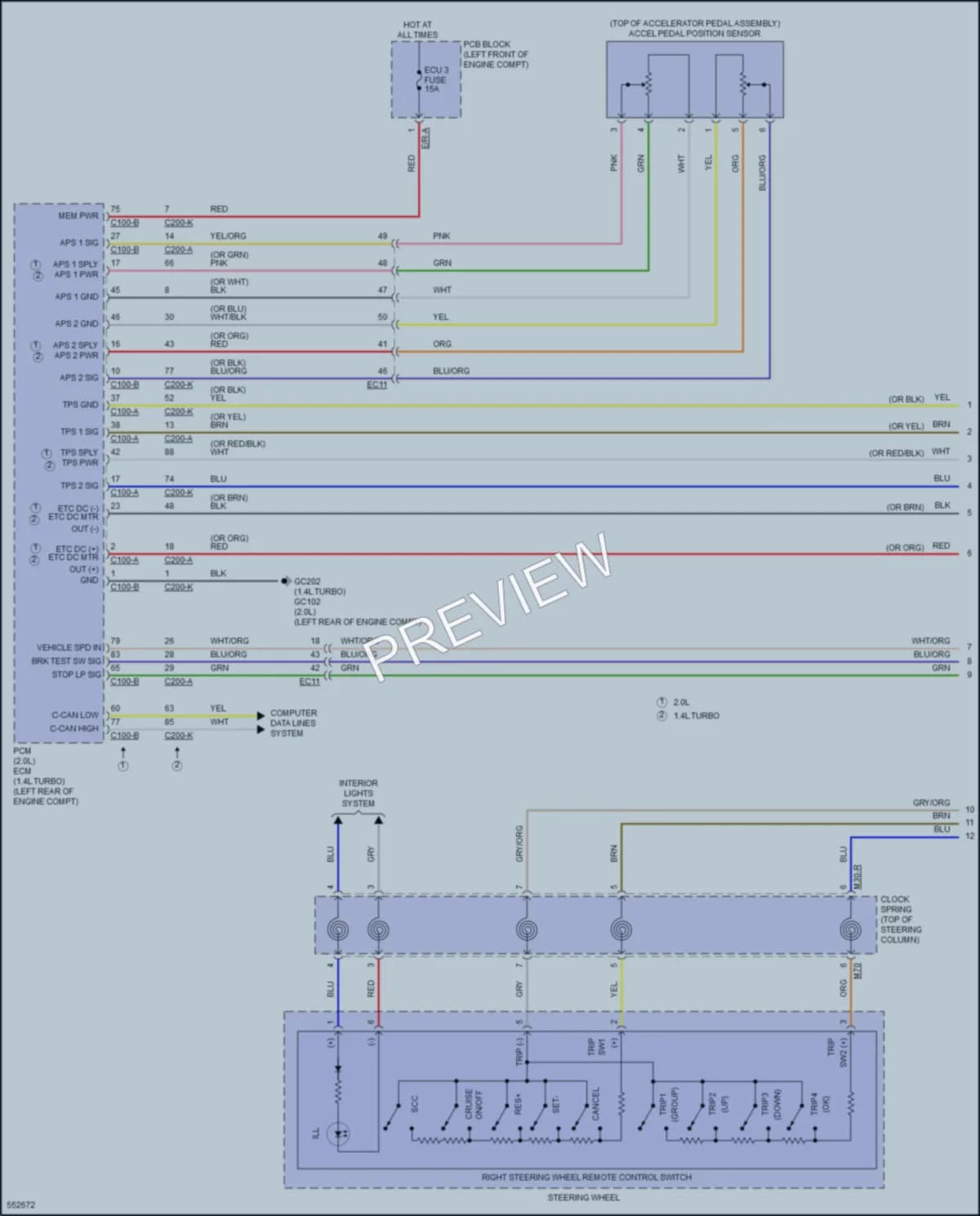 2017 Hyundai Elantra Cruise Control wiring diagram preview