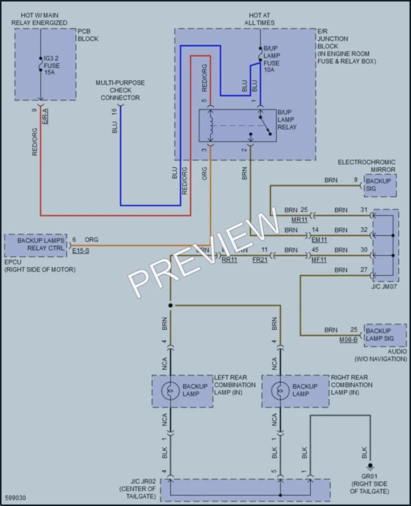 2017 Hyundai IoniqHybrid Exterior Lights wiring diagram preview