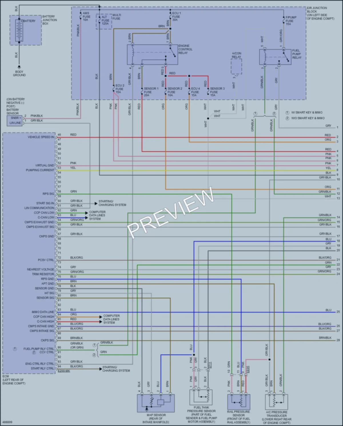 2017 Hyundai Veloster Engine Performance wiring diagram preview