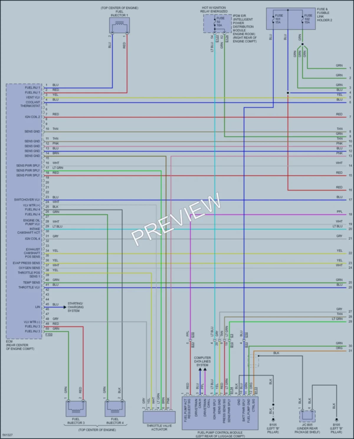 2017 Infiniti Q50 Engine Performance wiring diagram preview