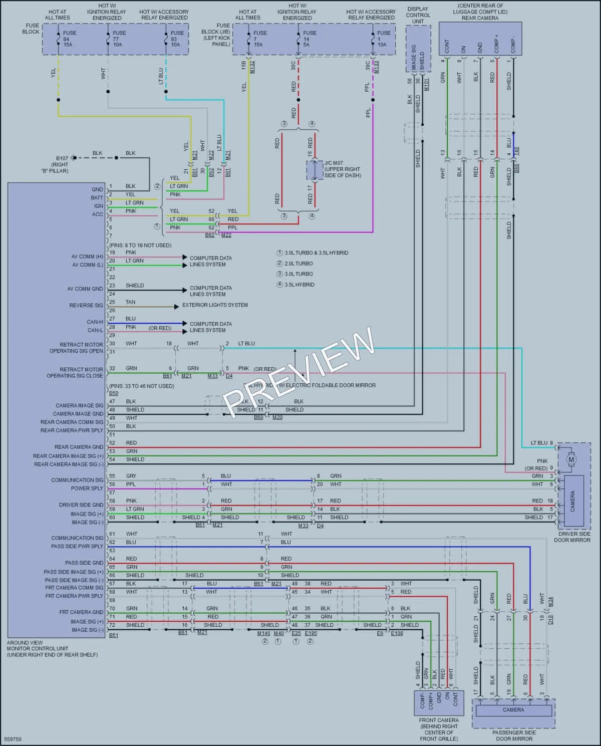 2017 Infiniti Q50 Navigation wiring diagram preview