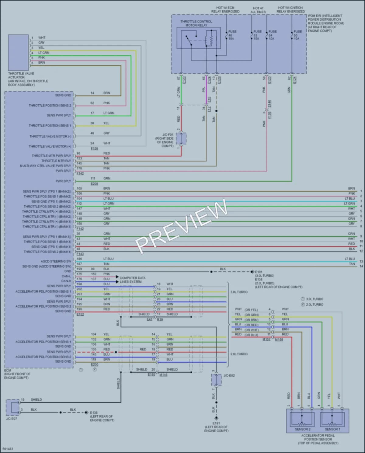 2017 Infiniti Q60 Cruise Control wiring diagram preview