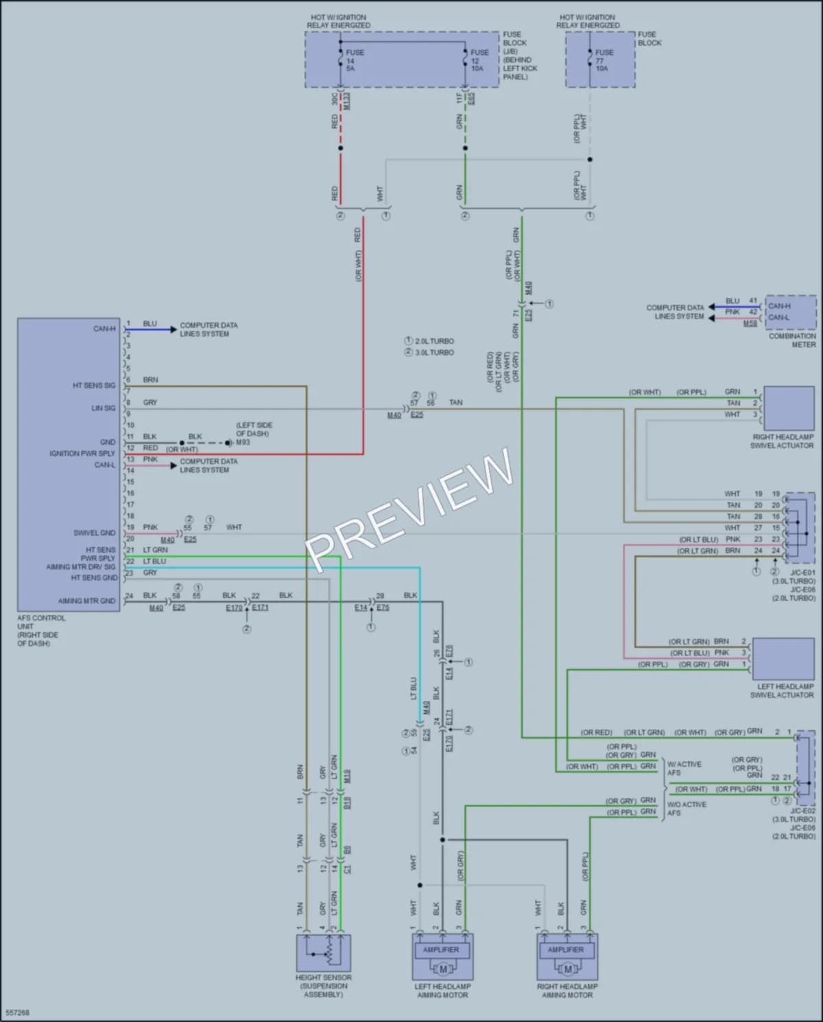 2017 Infiniti Q60 Headlights wiring diagram preview