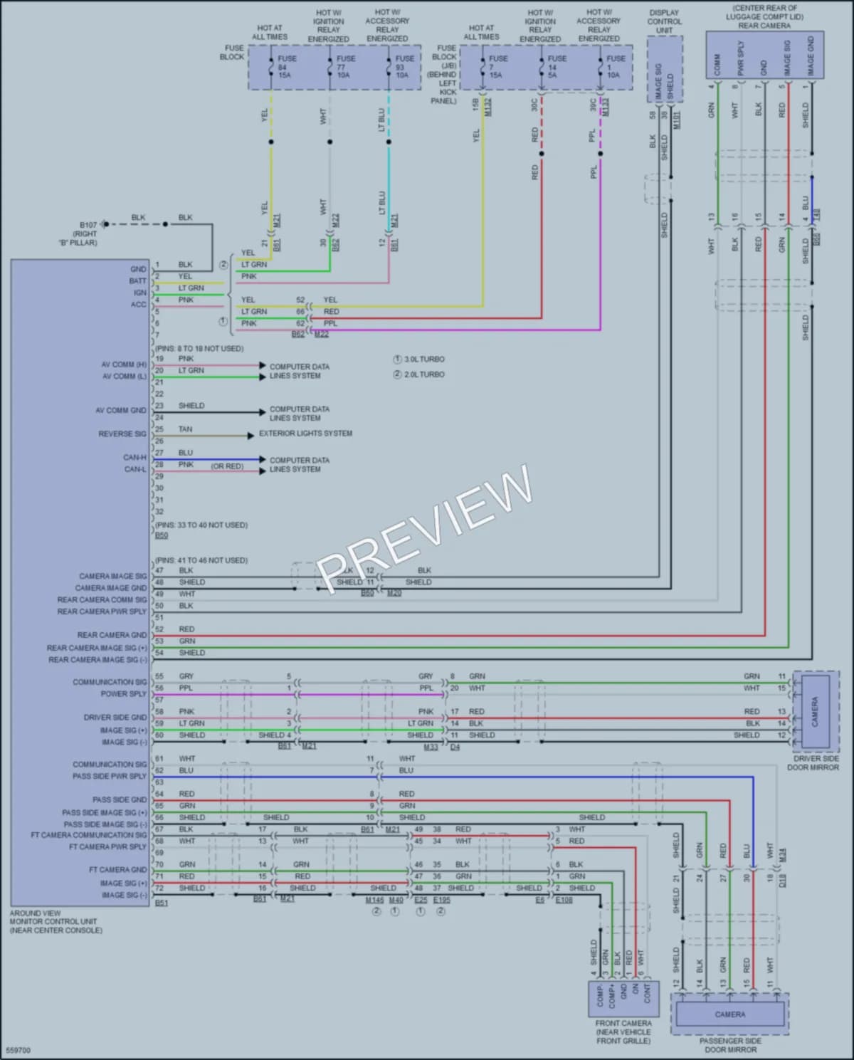2017 Infiniti Q60 Navigation wiring diagram preview