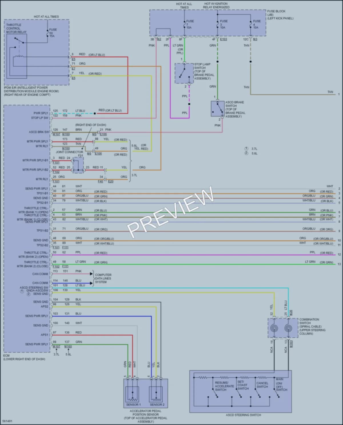 2017 Infiniti Q70Hybrid Cruise Control wiring diagram preview
