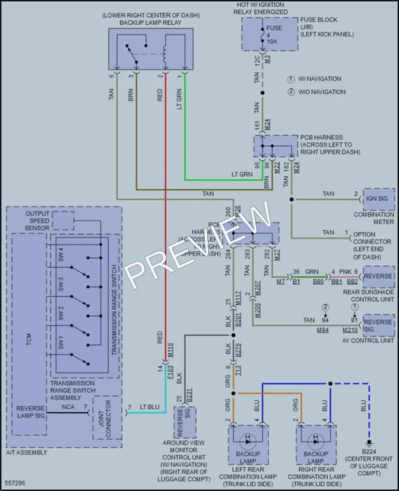 2017 Infiniti Q70Hybrid Exterior Lights wiring diagram preview