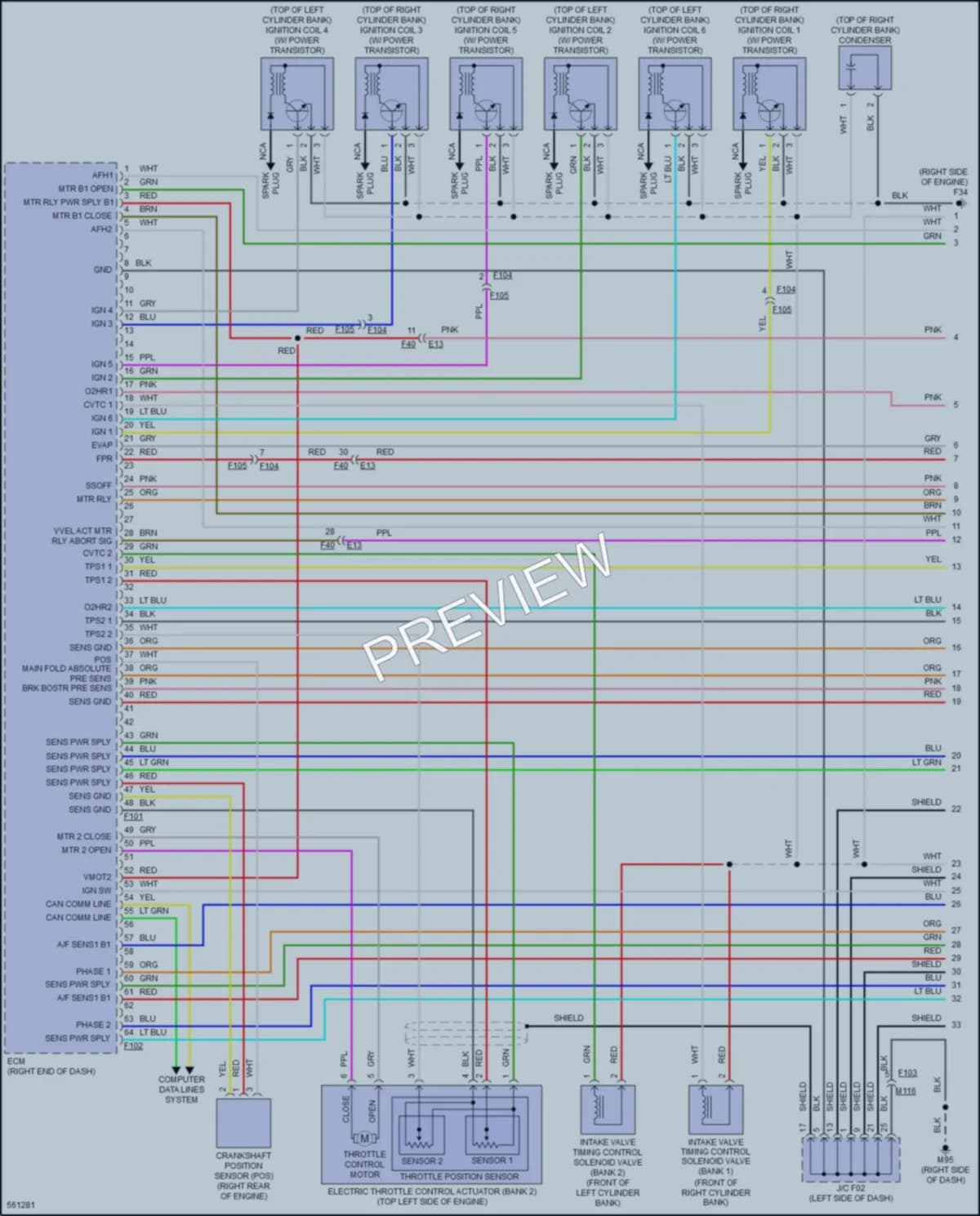 2017 Infiniti QX50 Engine Performance wiring diagram preview