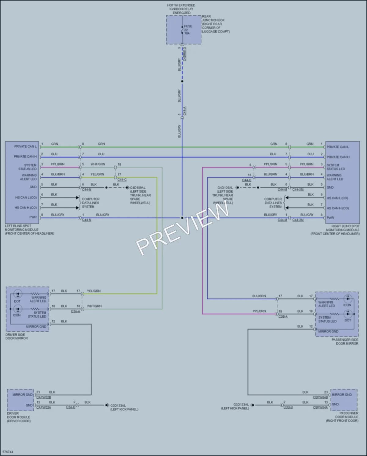 2017 Jaguar XJRSport Navigation wiring diagram preview