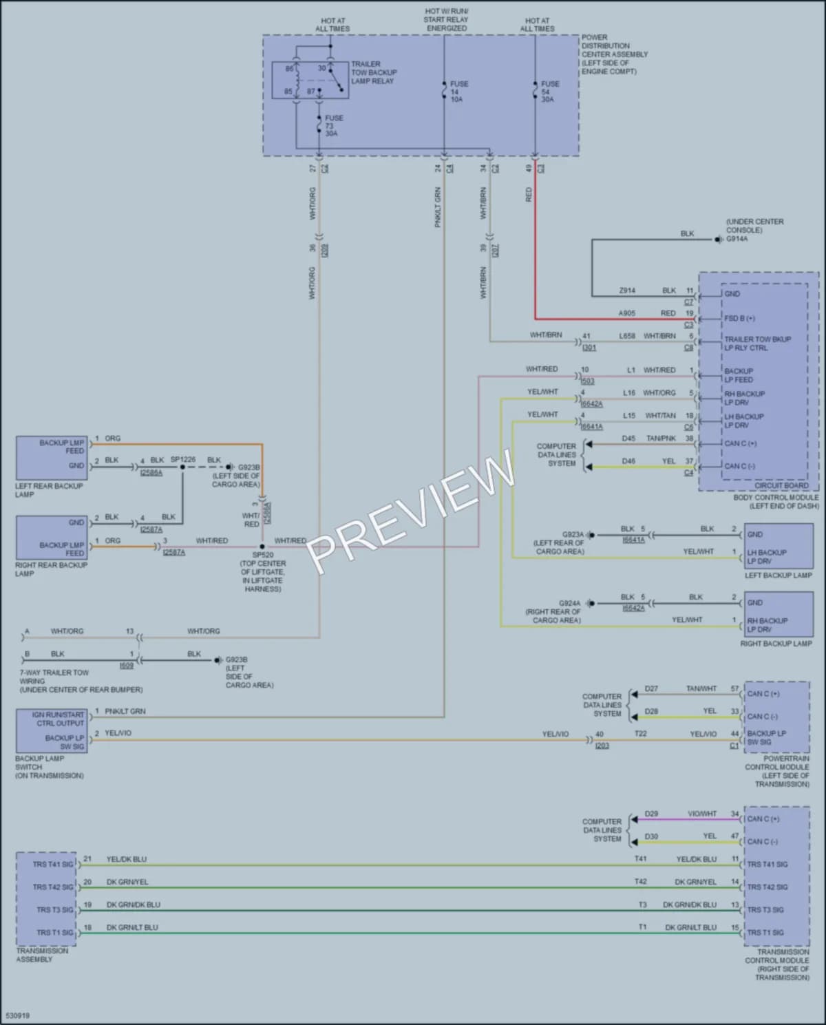 2017 Jeep Cherokee Exterior Lights wiring diagram preview