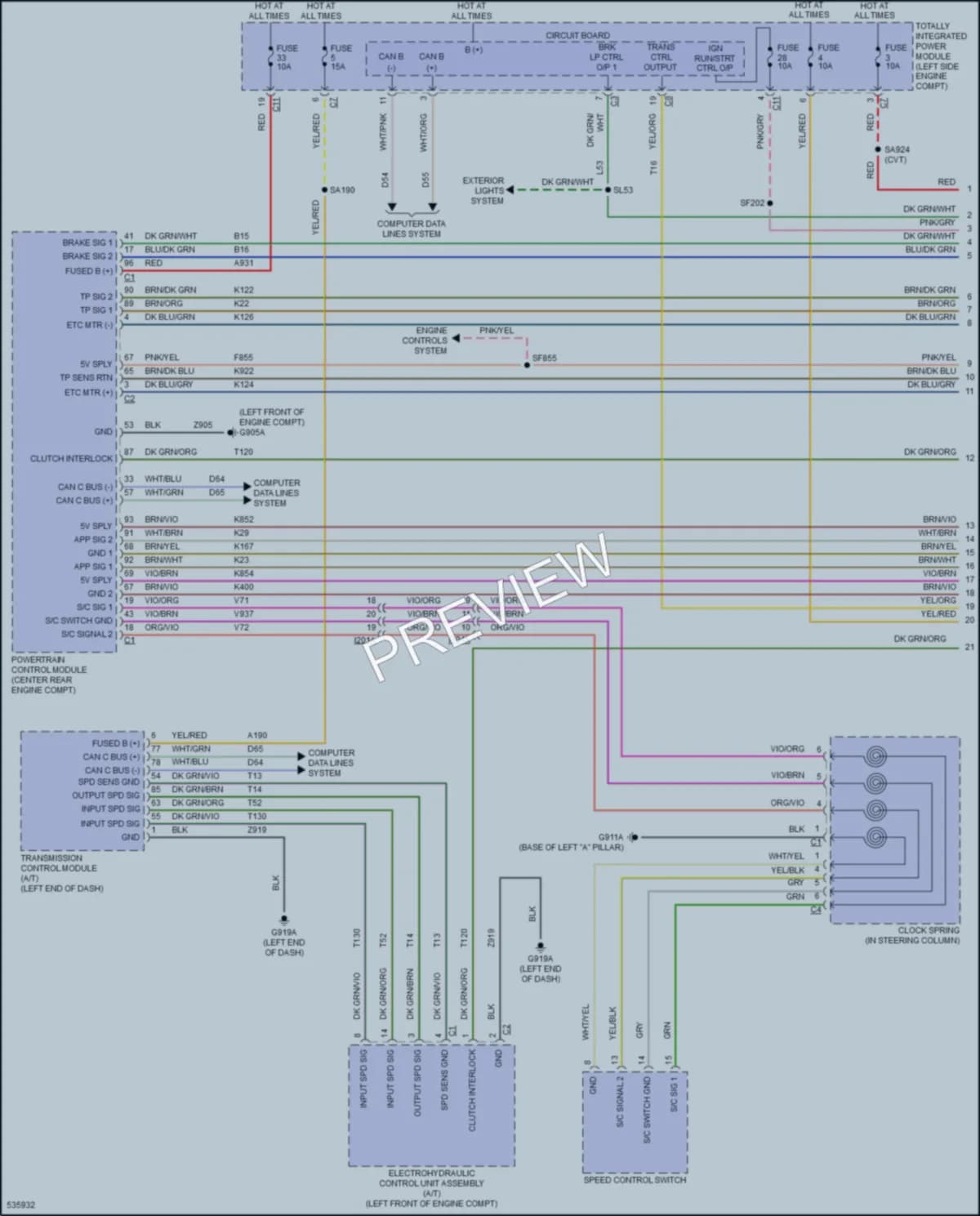 2017 Jeep Patriot Cruise Control wiring diagram preview