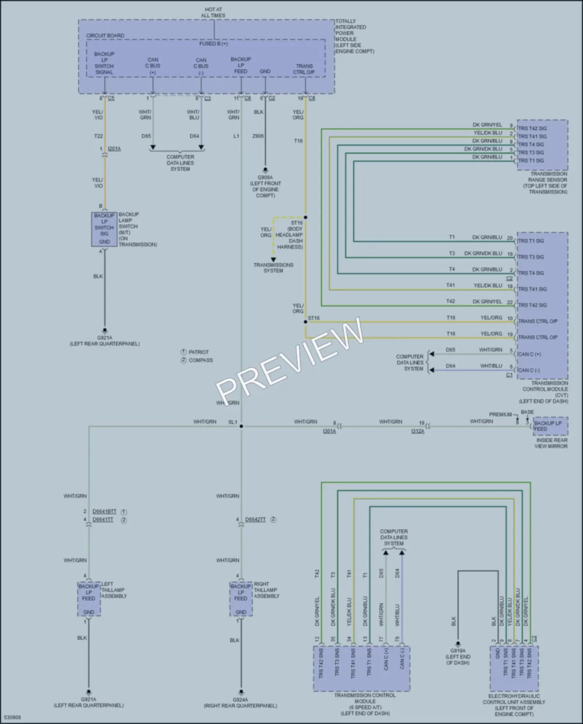 2017 Jeep Patriot Exterior Lights wiring diagram preview