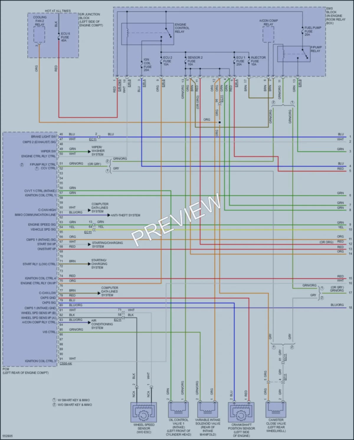 2017 Kia Forte Engine Performance wiring diagram preview