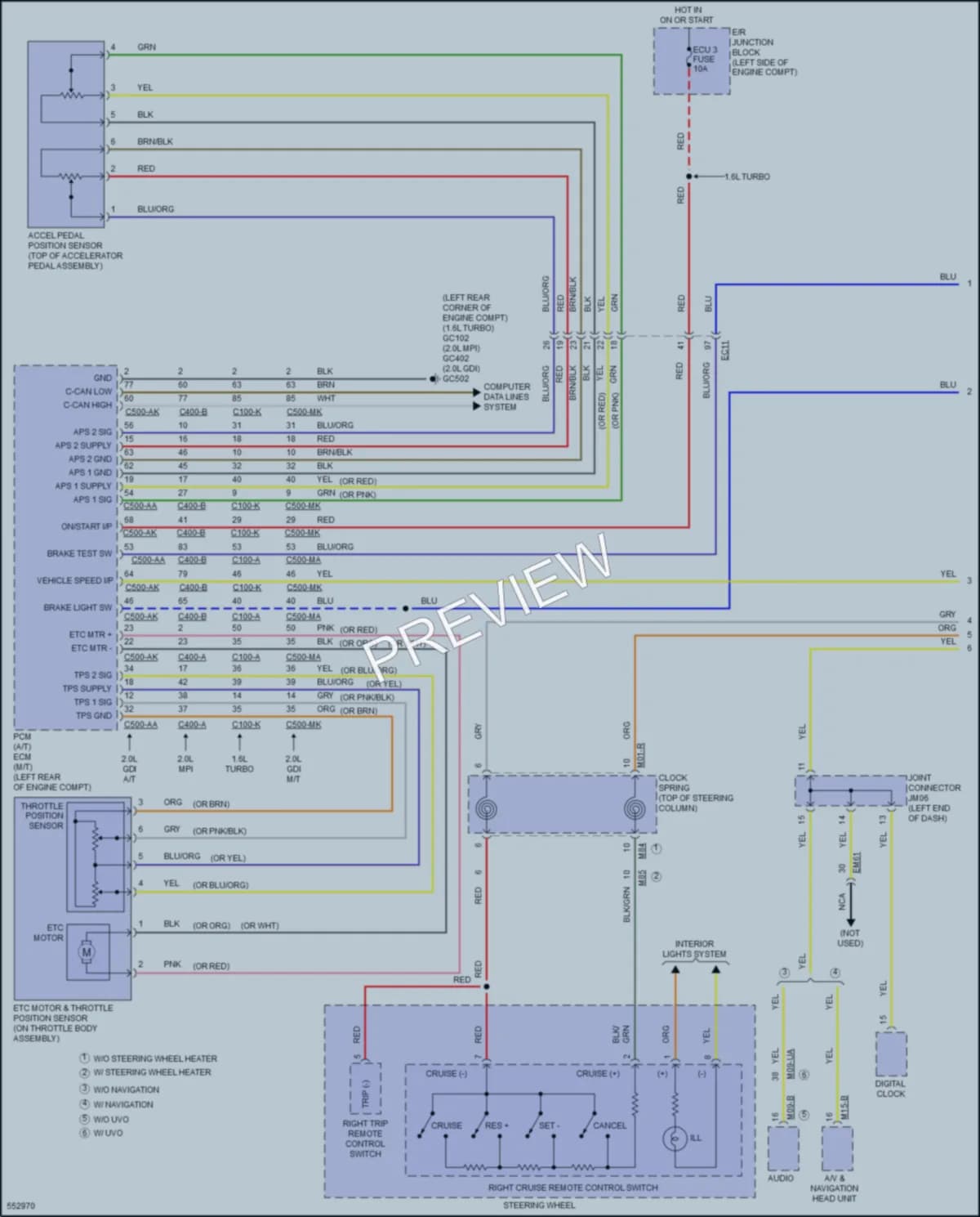 2017 Kia ForteKoup Cruise Control wiring diagram preview