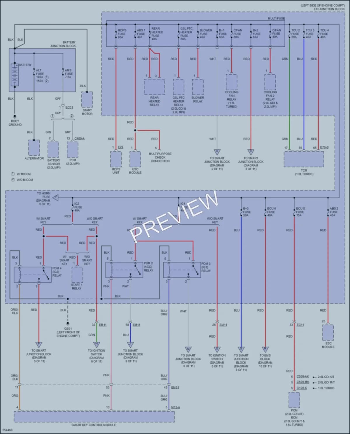 2017 Kia ForteKoup Power Distribution wiring diagram preview