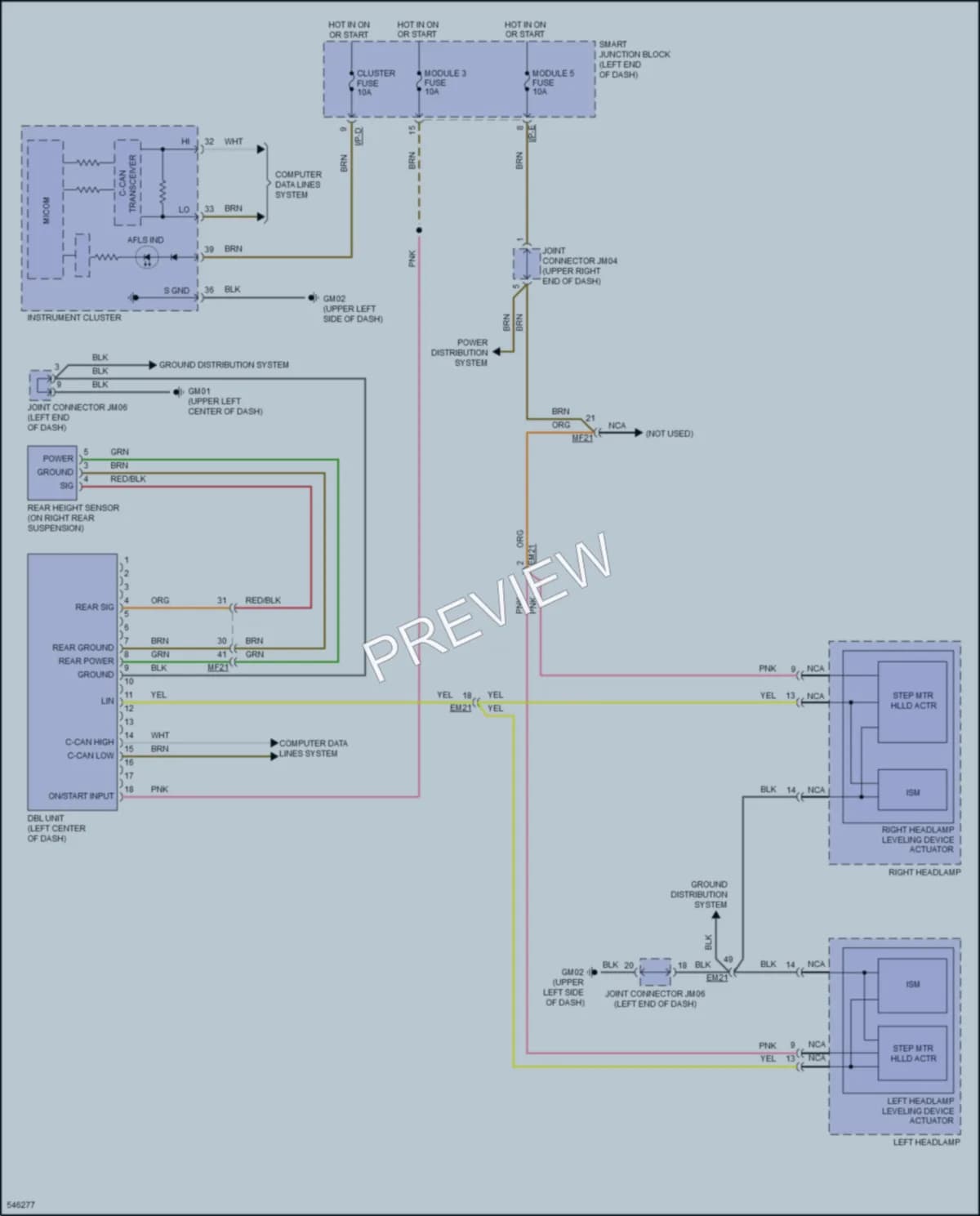 2017 Kia OptimaHybrid Headlights wiring diagram preview