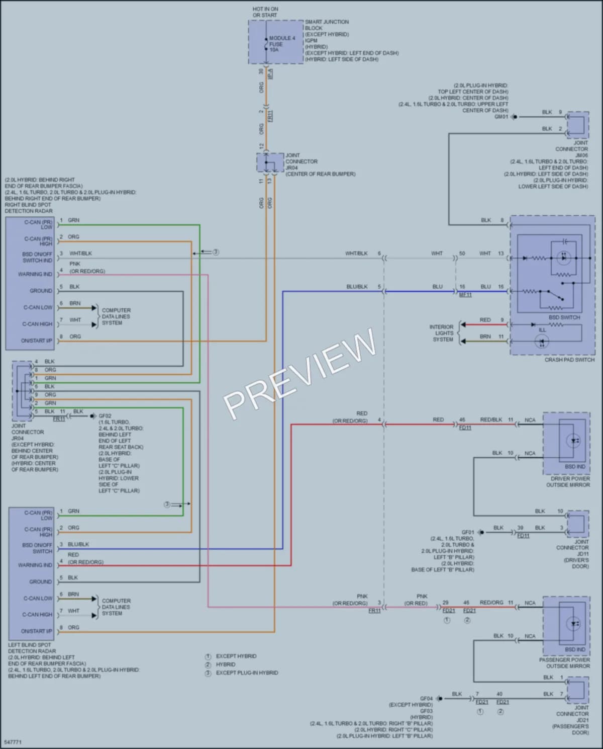 2017 Kia OptimaPlugIn Navigation wiring diagram preview