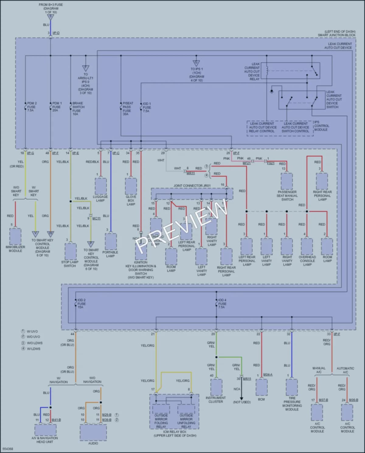 2017 Kia Soul Power Distribution wiring diagram preview