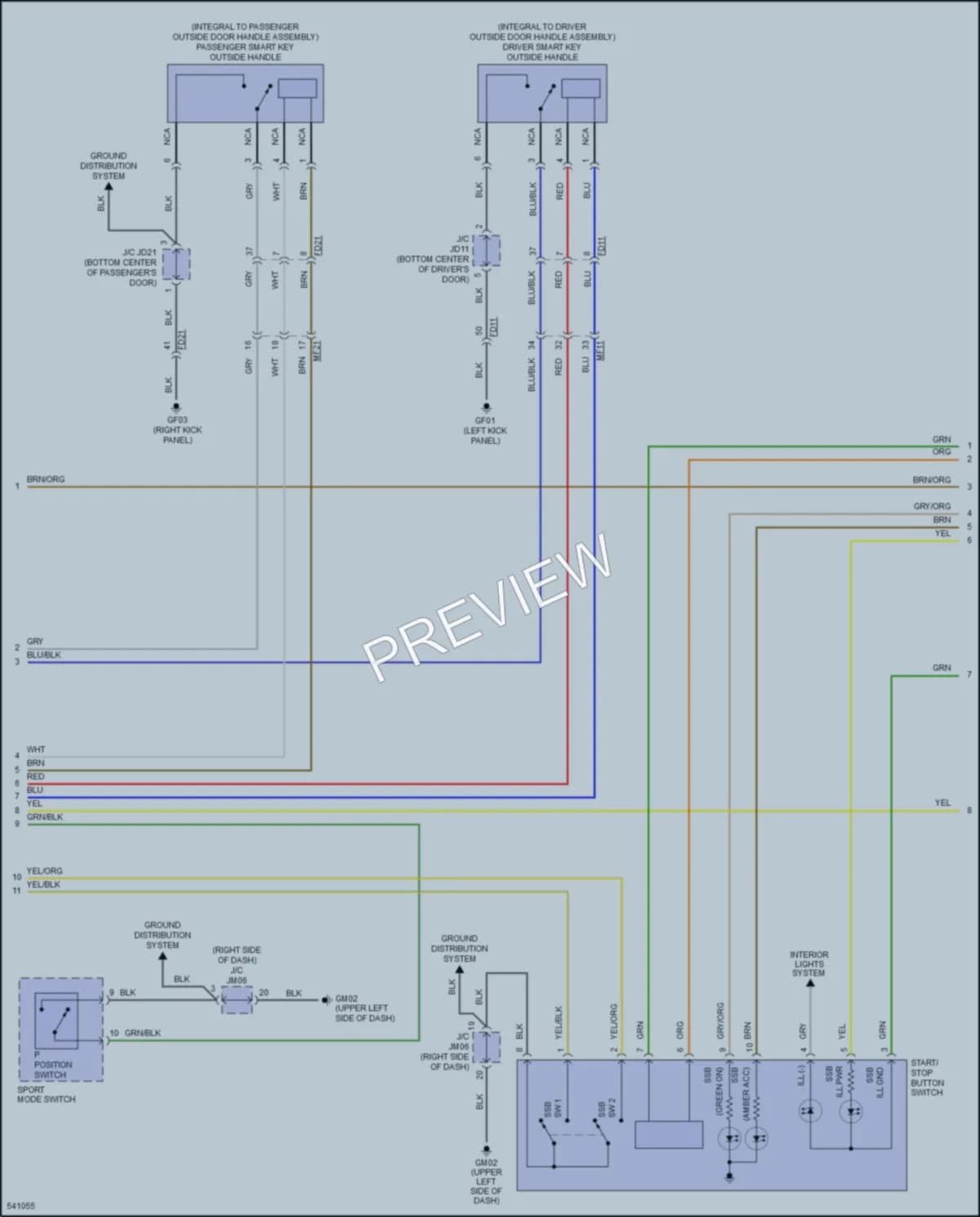 2017 Kia SoulEV Anti Theft wiring diagram preview