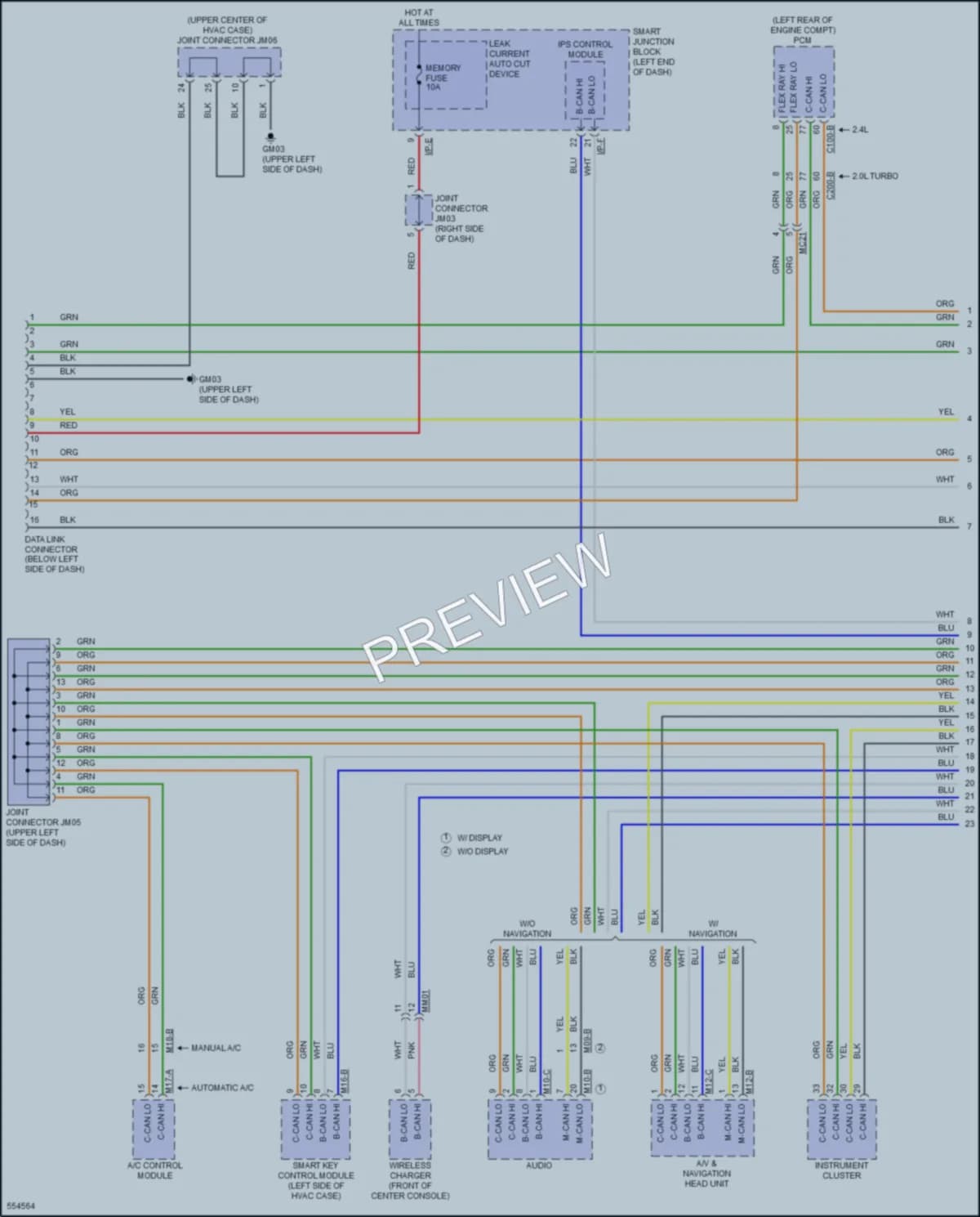 2017 Kia Sportage Computer Data Lines wiring diagram preview