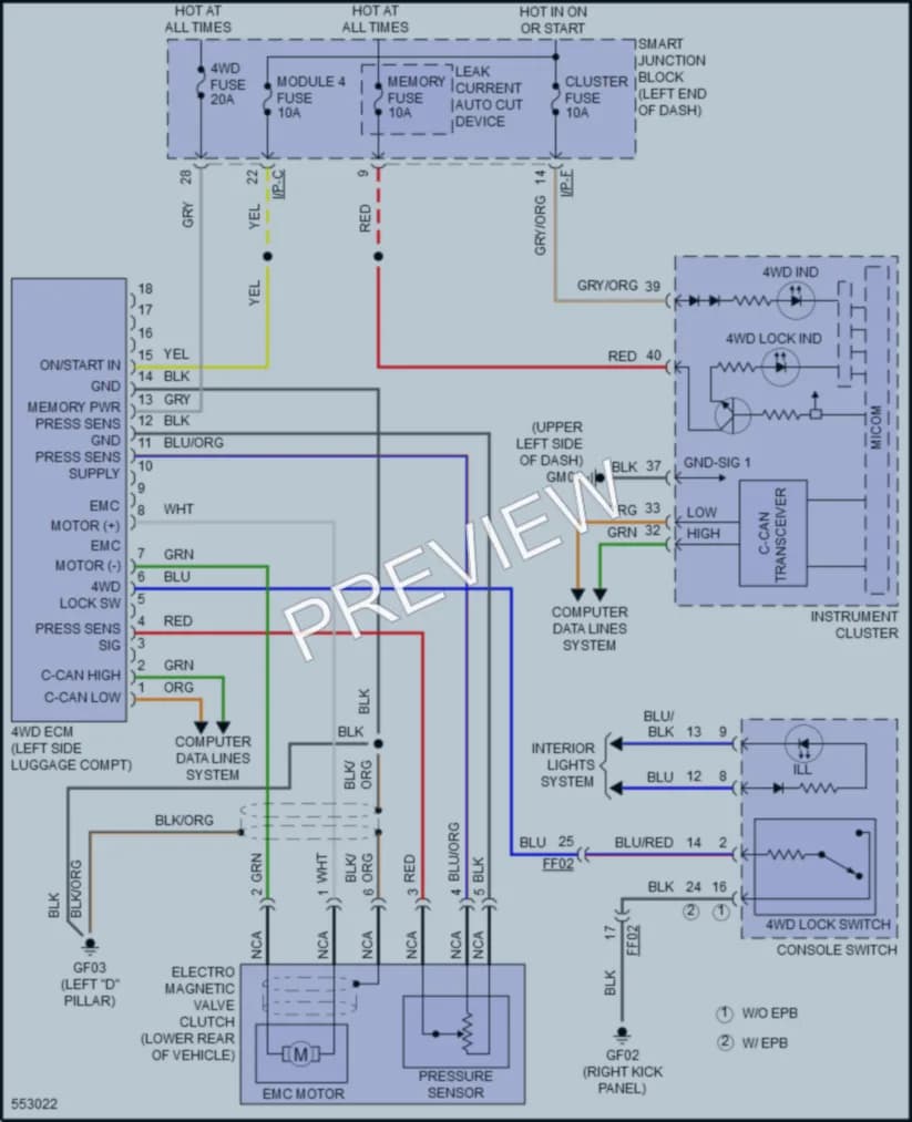 2017 Kia Sportage Transmission wiring diagram preview
