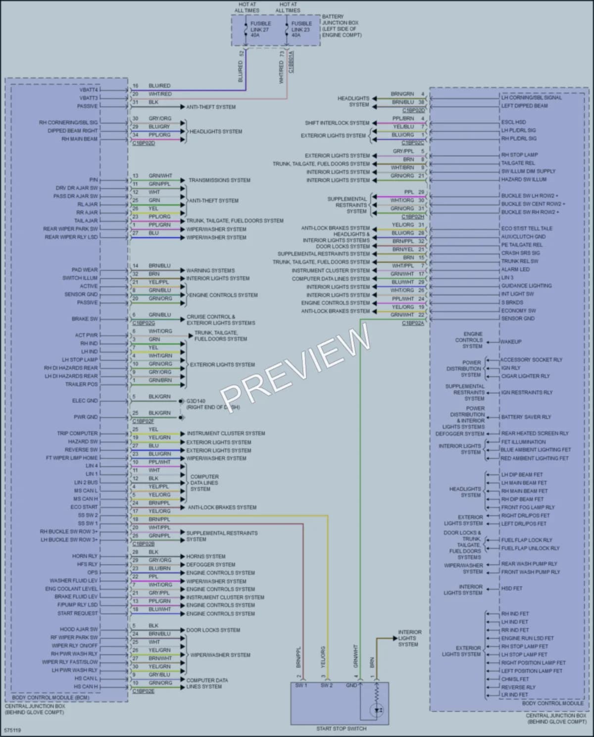 2017 LandRover DiscoverySport Body Control Modules wiring diagram preview