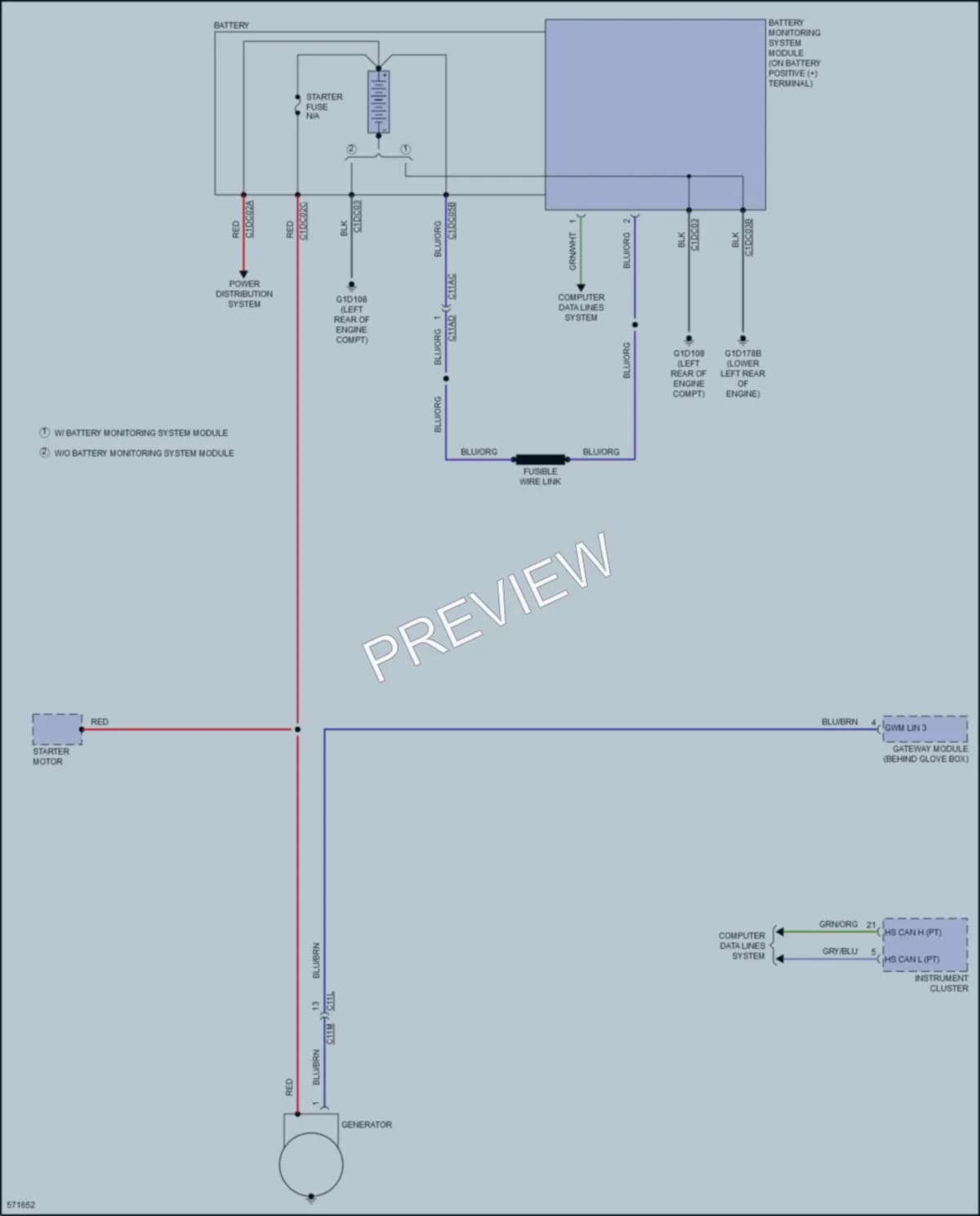 2017 LandRover DiscoverySport Starting Charging wiring diagram preview