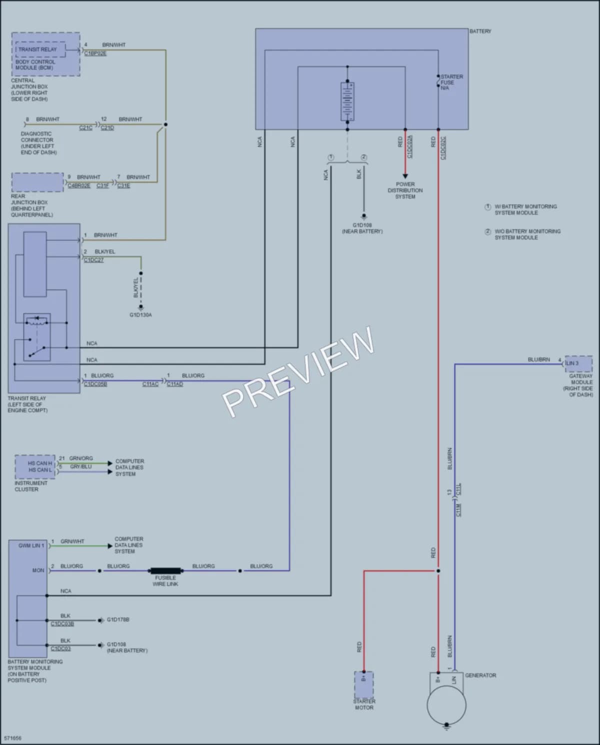2017 LandRover RangeRoverEvoque Starting Charging wiring diagram preview