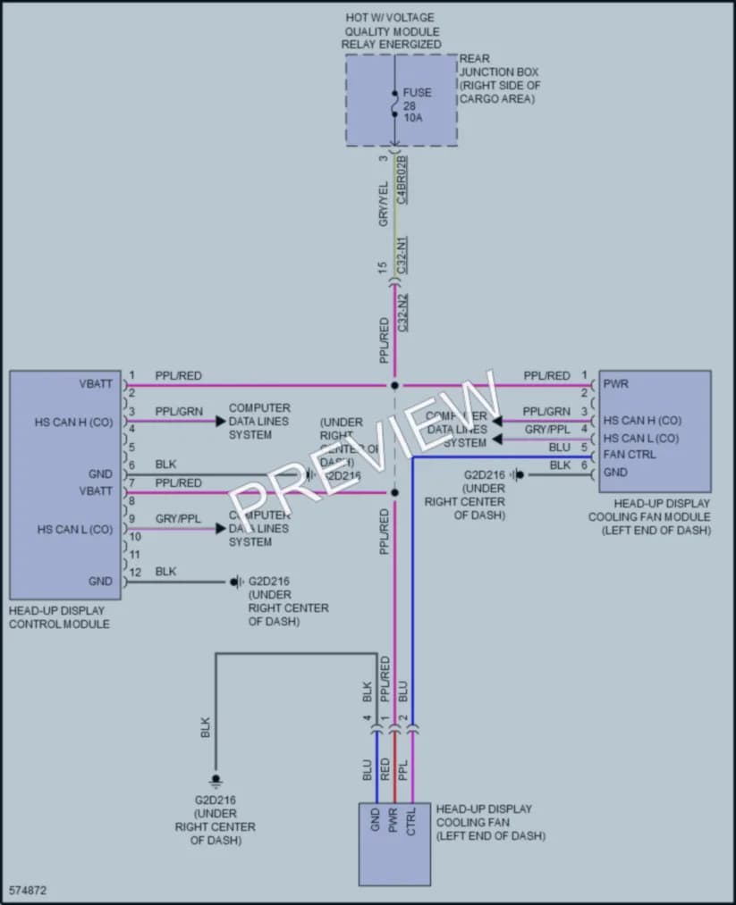 2017 LandRover RangeRoverSport Instrument Cluster wiring diagram preview