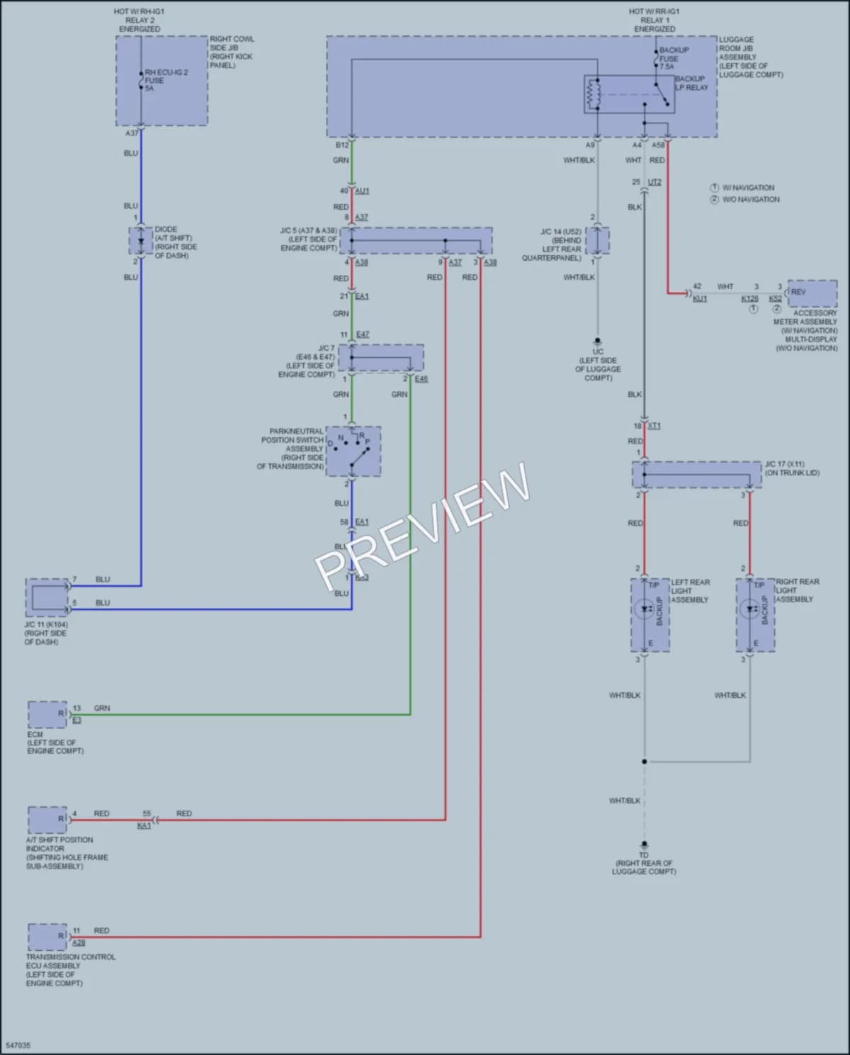 2017 Lexus GSF Exterior Lights wiring diagram preview