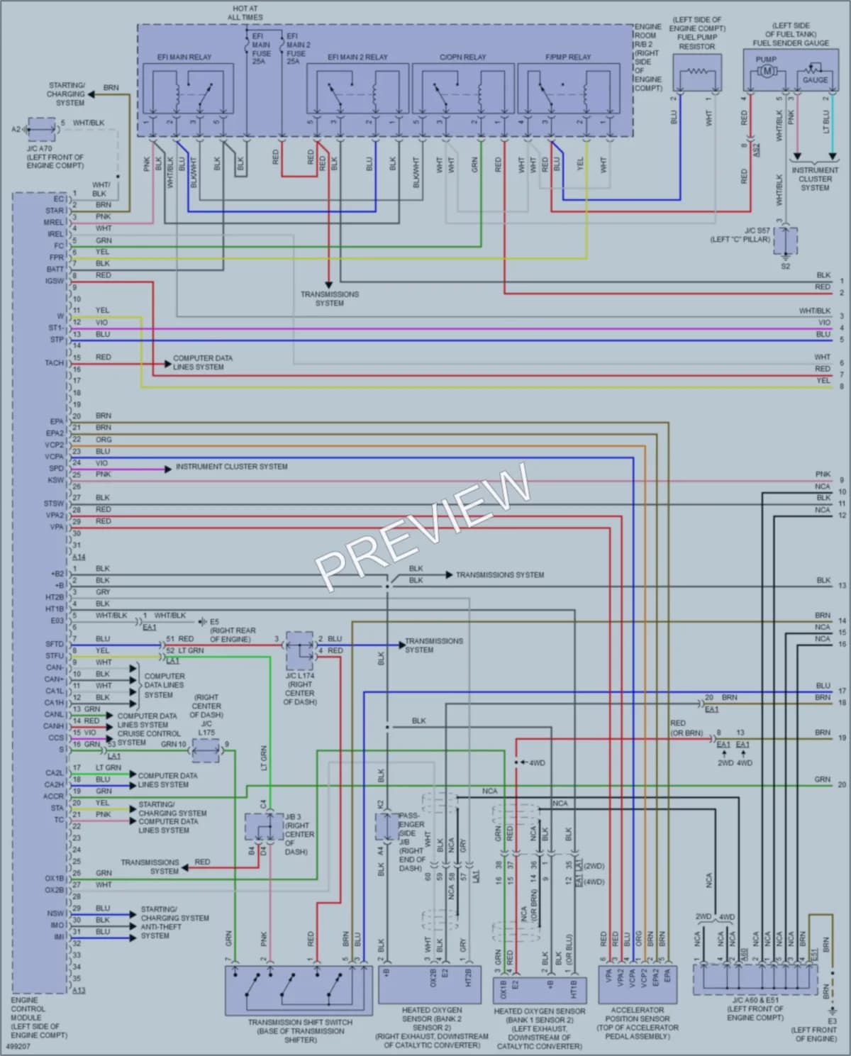 2017 Lexus LS460 Engine Performance wiring diagram preview