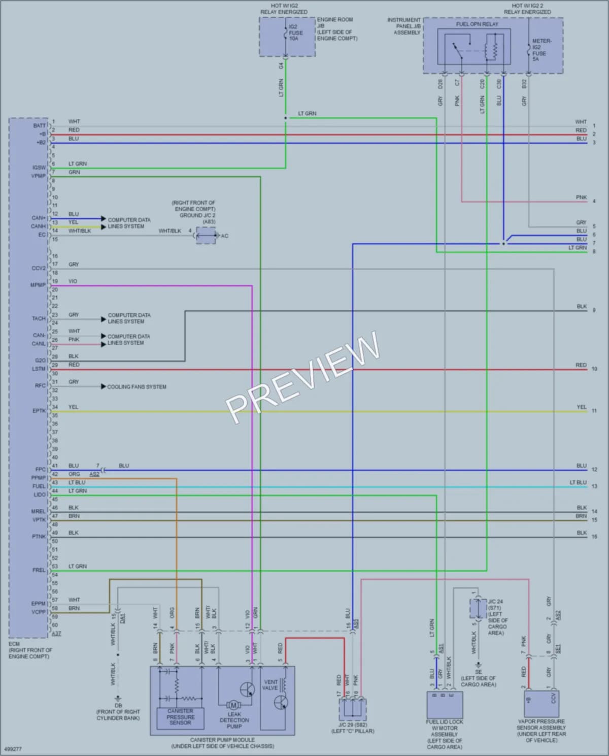 2017 Lexus RX450h Engine Performance wiring diagram preview