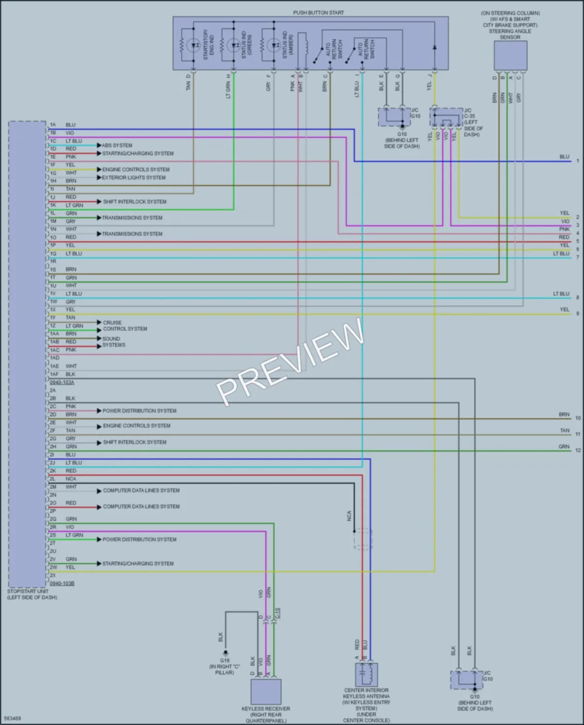 2017 Mazda 3 Power Door Locks wiring diagram preview
