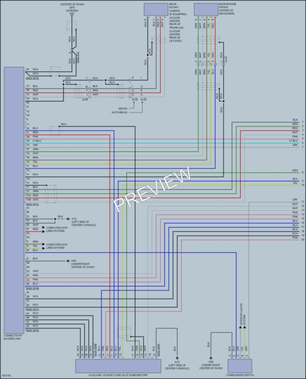 2017 Mazda 3 Radio wiring diagram preview