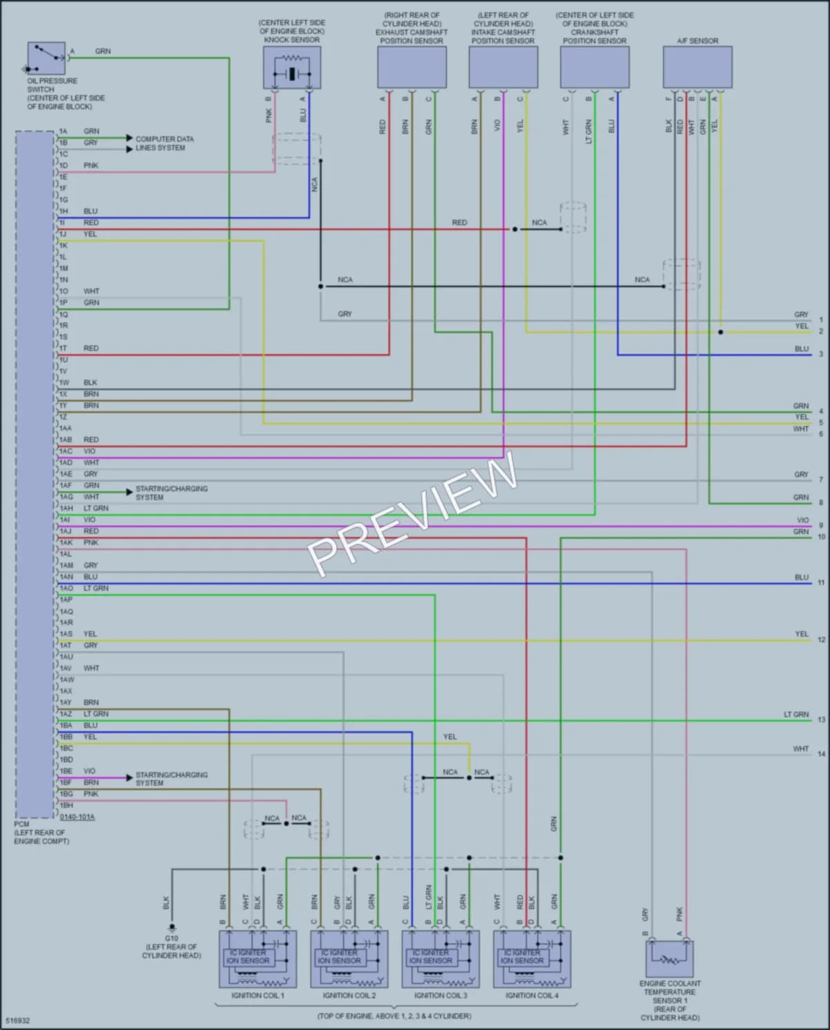 2017 Mazda CX3 Engine Performance wiring diagram preview