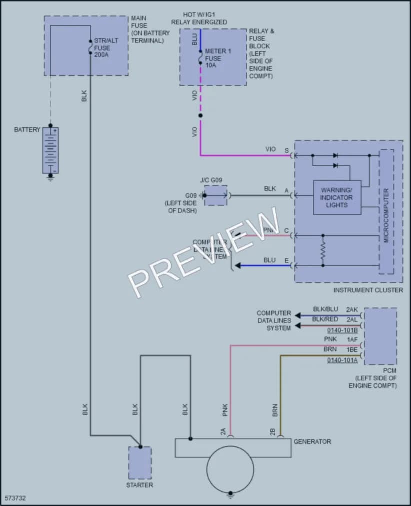 2017 Mazda MX5MiataRF Starting Charging wiring diagram preview