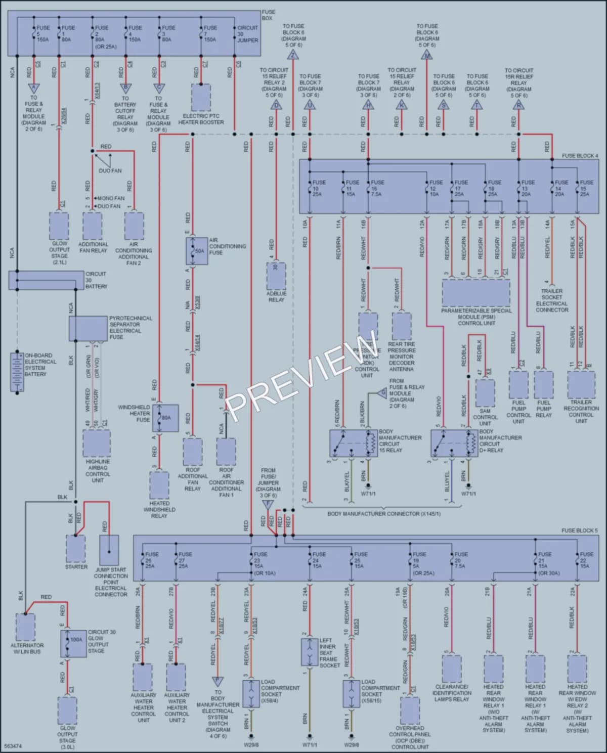 2017 MercedesBenz 2500Sprinter Power Distribution wiring diagram preview