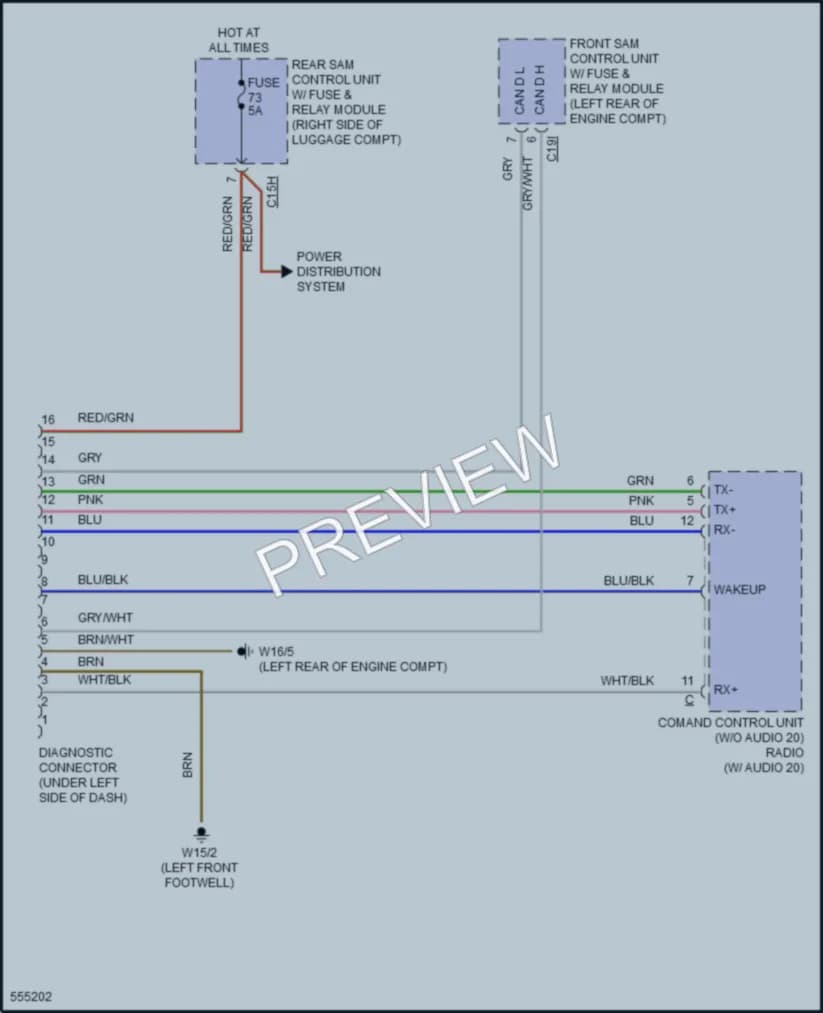 2017 MercedesBenz CLS400 Computer Data Lines wiring diagram preview
