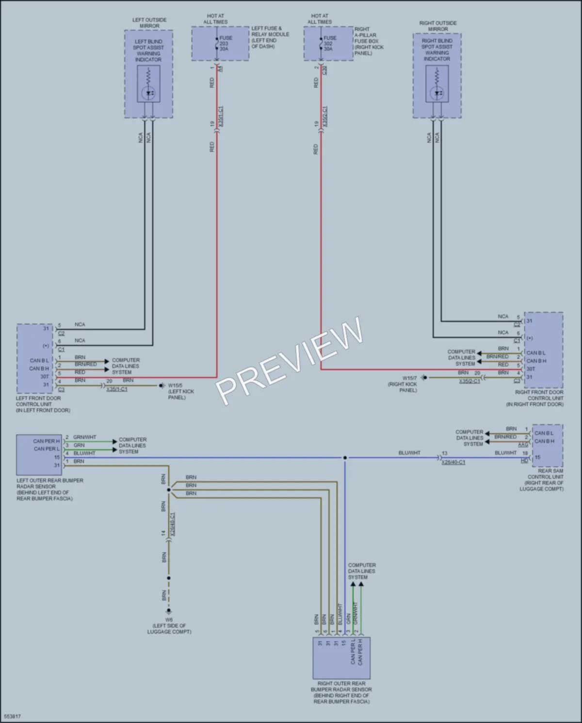 2017 MercedesBenz E300 Navigation wiring diagram preview