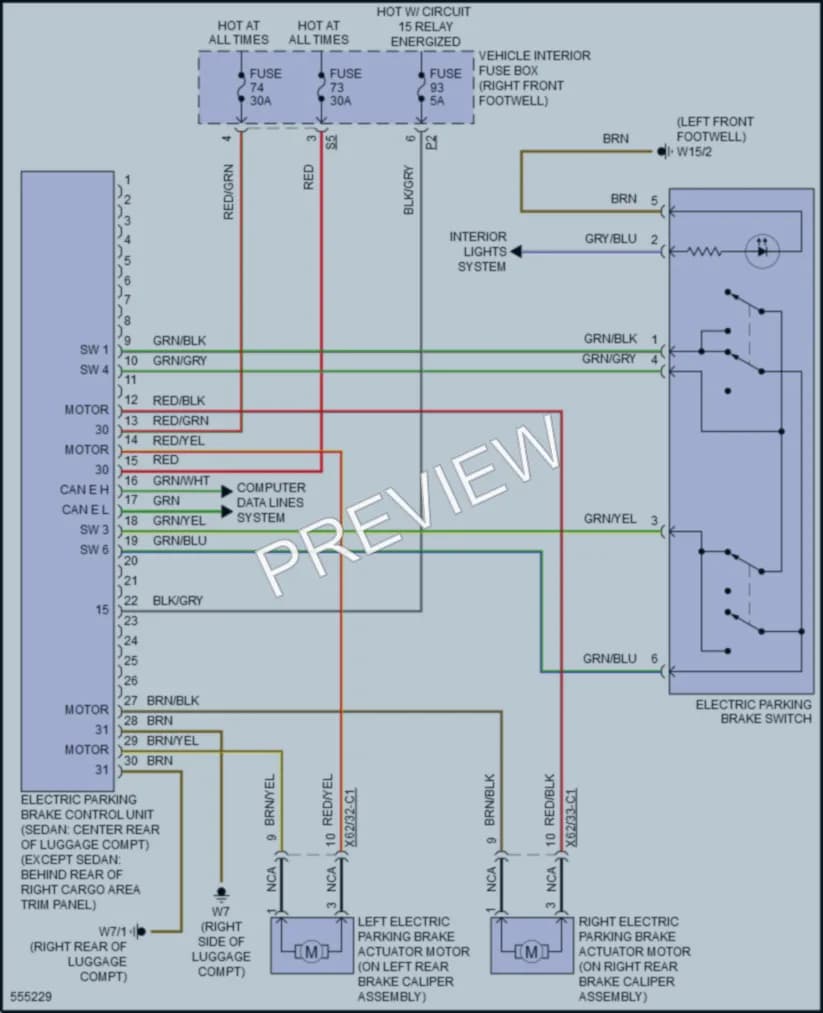 2017 MercedesBenz GLA250 Shift Interlock wiring diagram preview