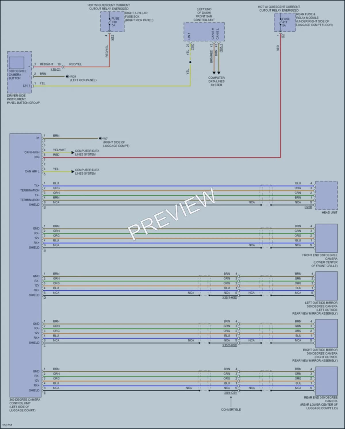 2017 MercedesBenz GLC300Coupe Navigation wiring diagram preview