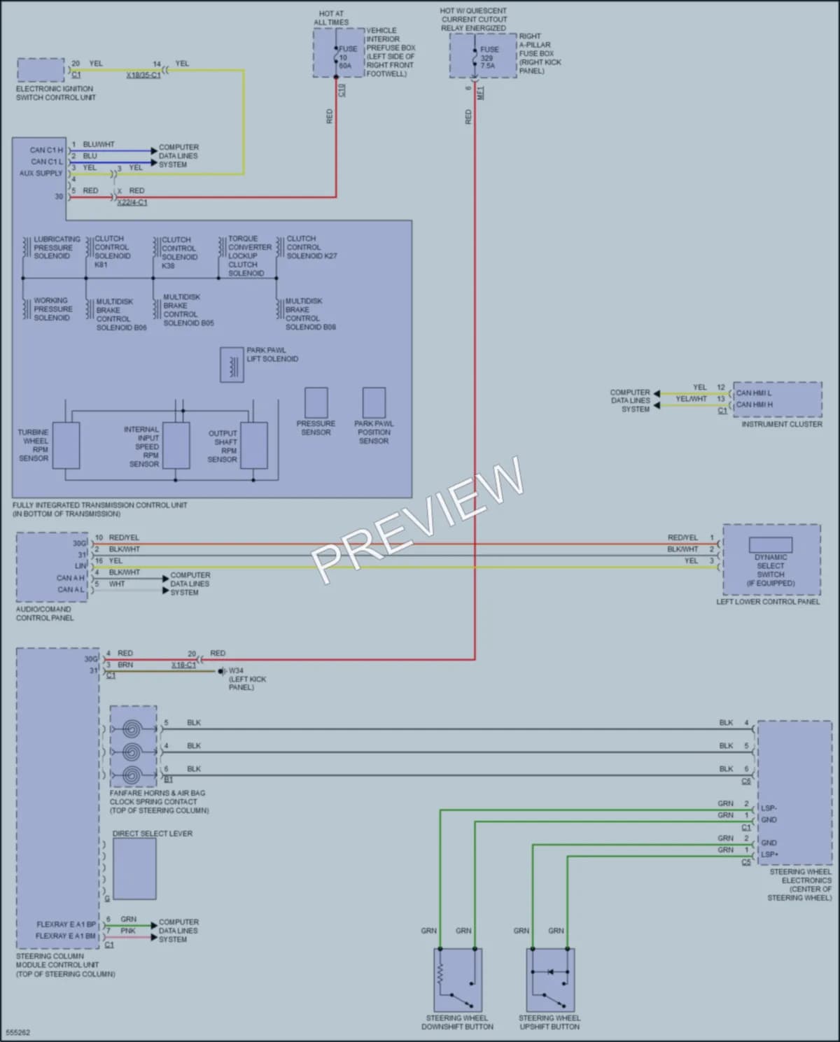 2017 MercedesBenz GLC300Coupe Transmission wiring diagram preview