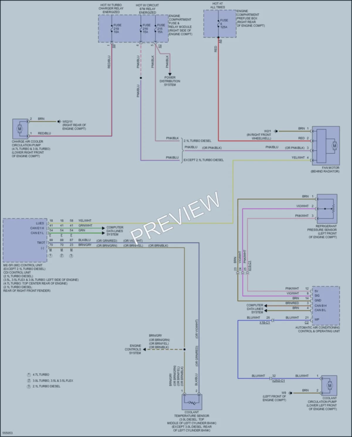 2017 MercedesBenz GLS450 Cooling Fan wiring diagram preview