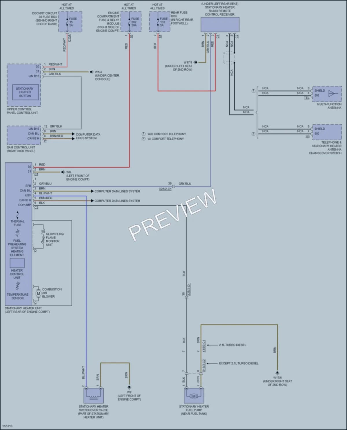2017 MercedesBenz GLS450 Engine Accessories wiring diagram preview