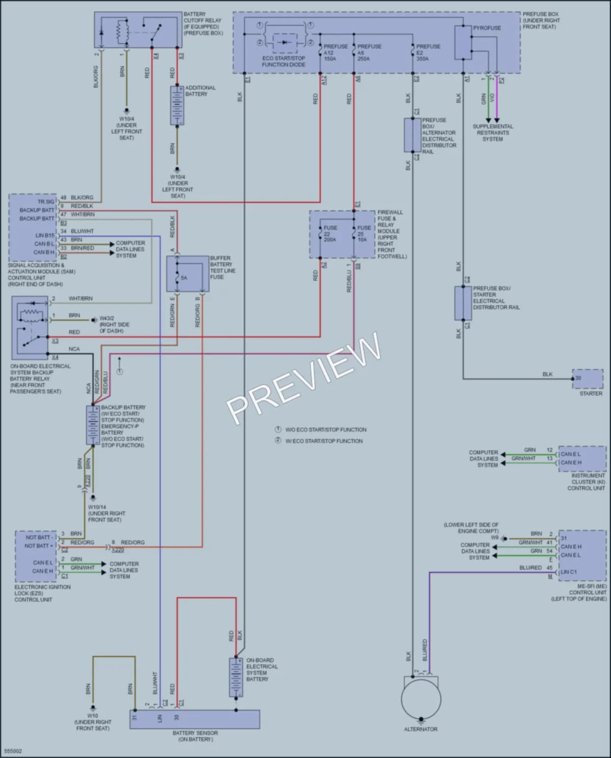 2017 MercedesBenz Metris Starting Charging wiring diagram preview