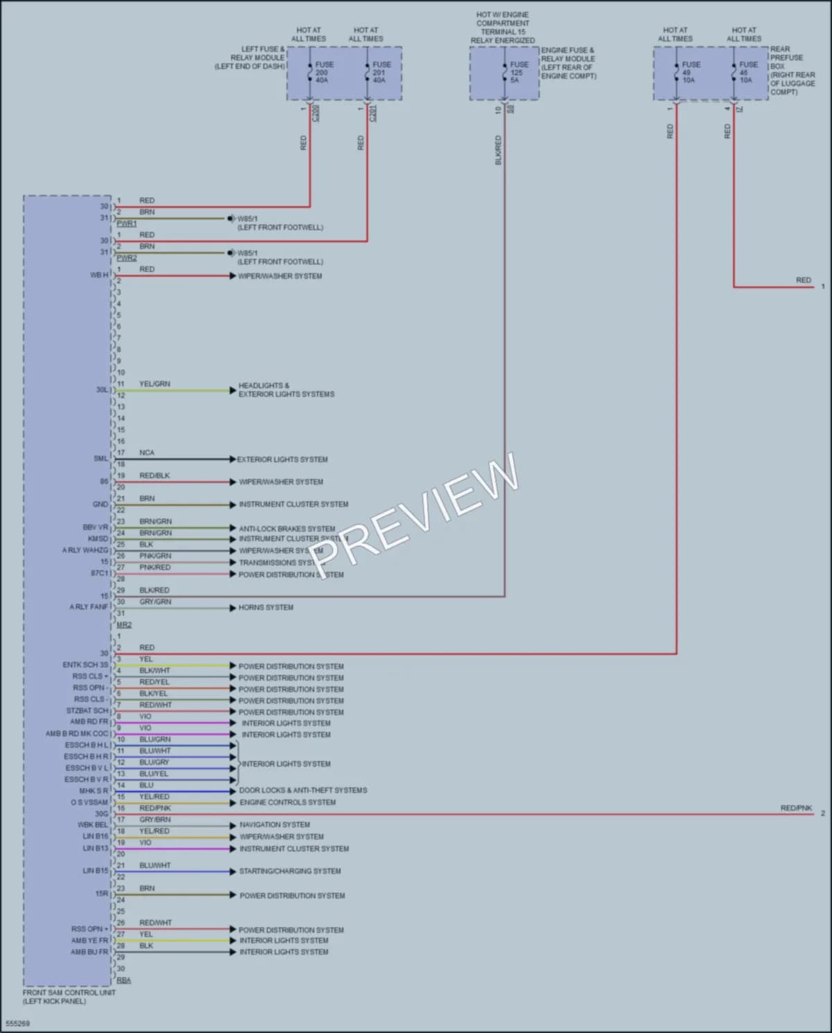 2017 MercedesBenz S550e Body Control Modules wiring diagram preview