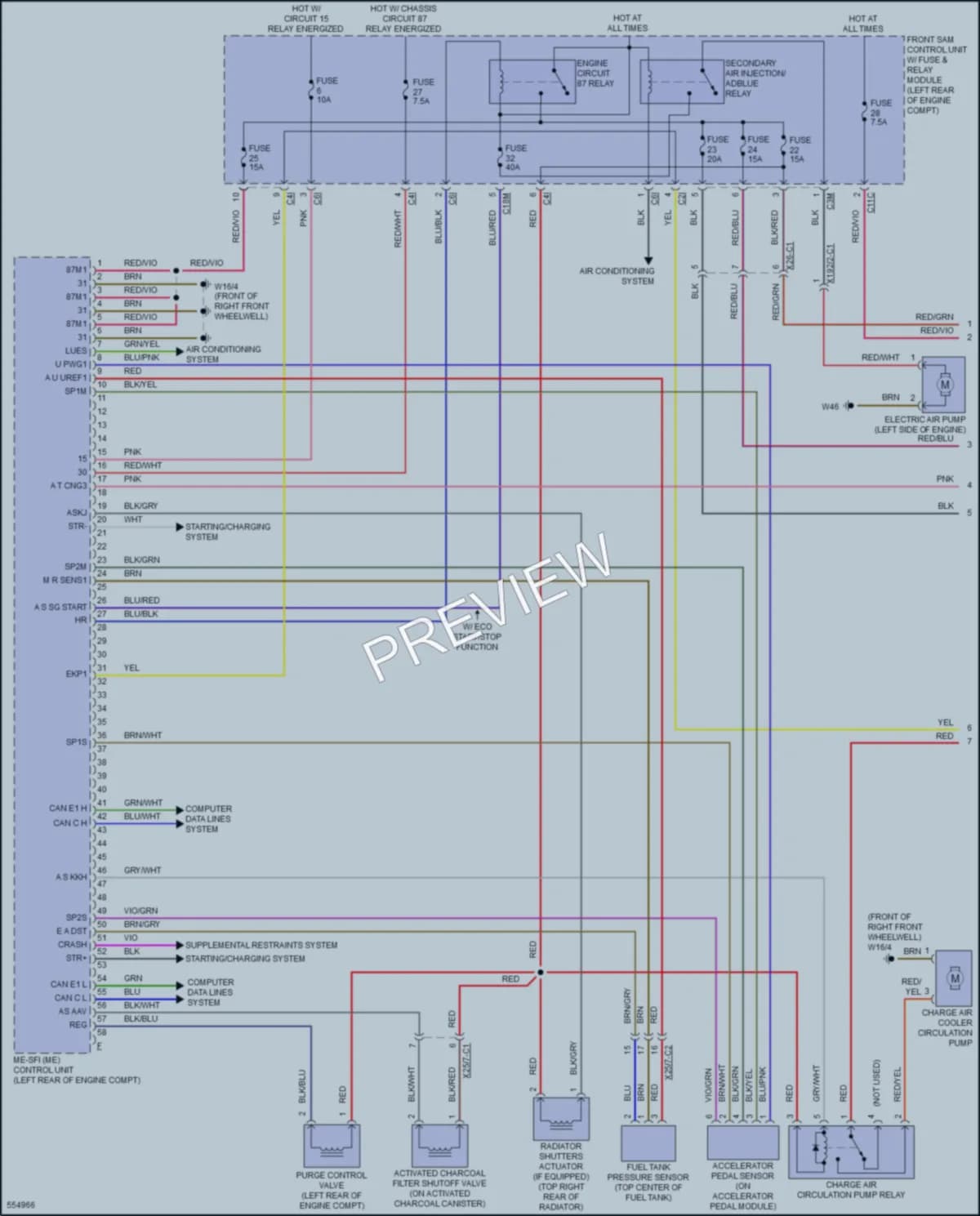 2017 MercedesBenz SLC300 Engine Performance wiring diagram preview