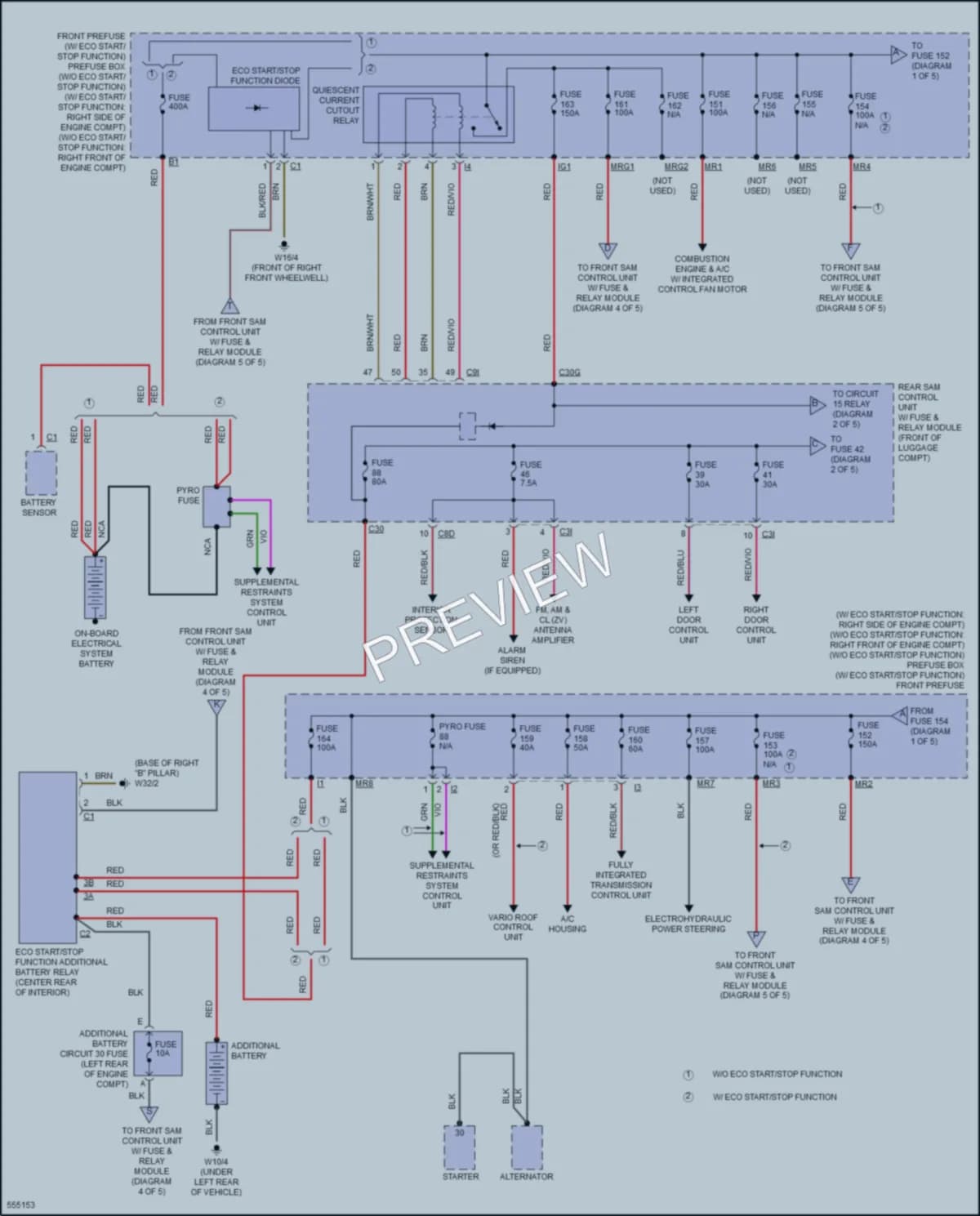 2017 MercedesBenz SLC300 Power Distribution wiring diagram preview
